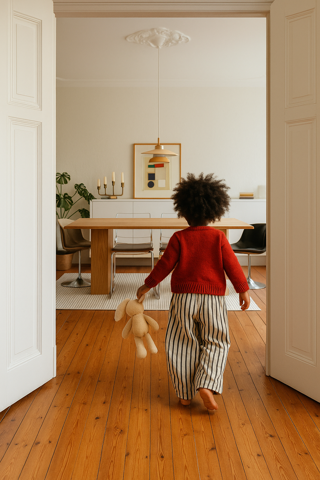 CÁRDIGAN DE LANA ROJA