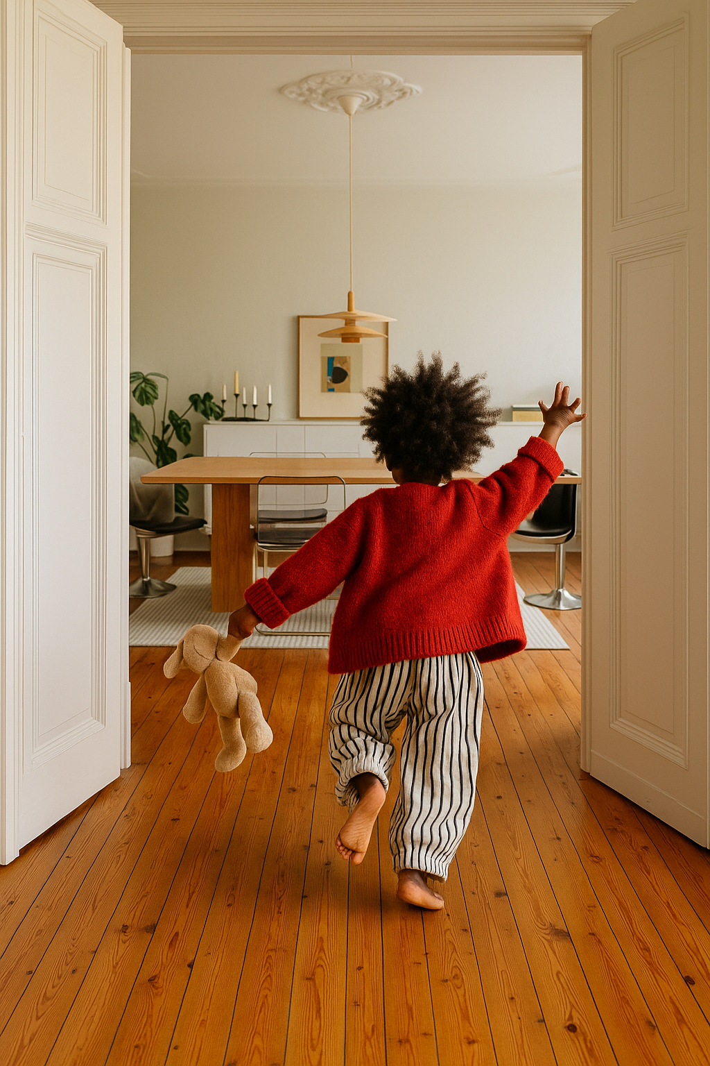 CÁRDIGAN DE LANA ROJA