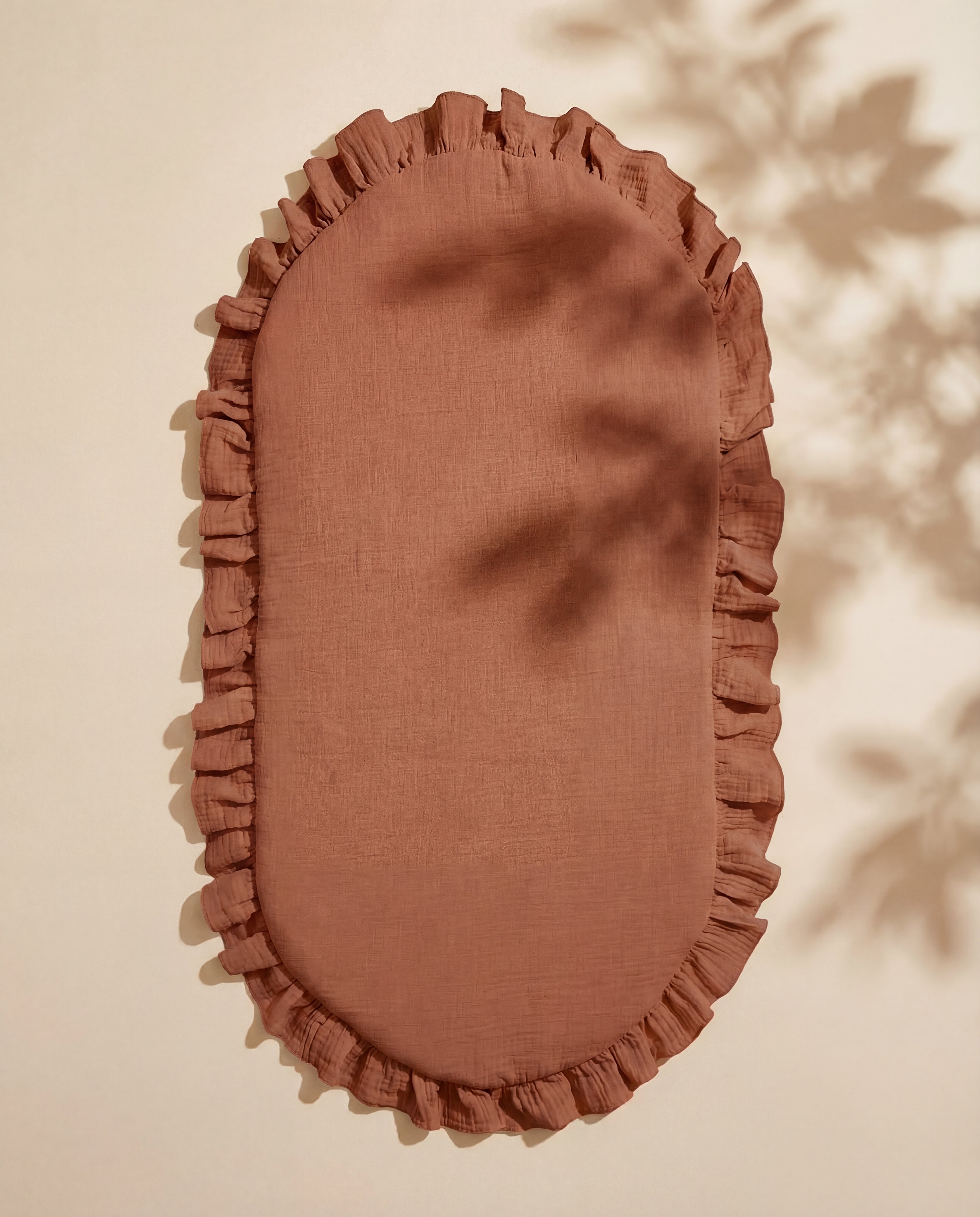 Bajera acolchada para moisés teja