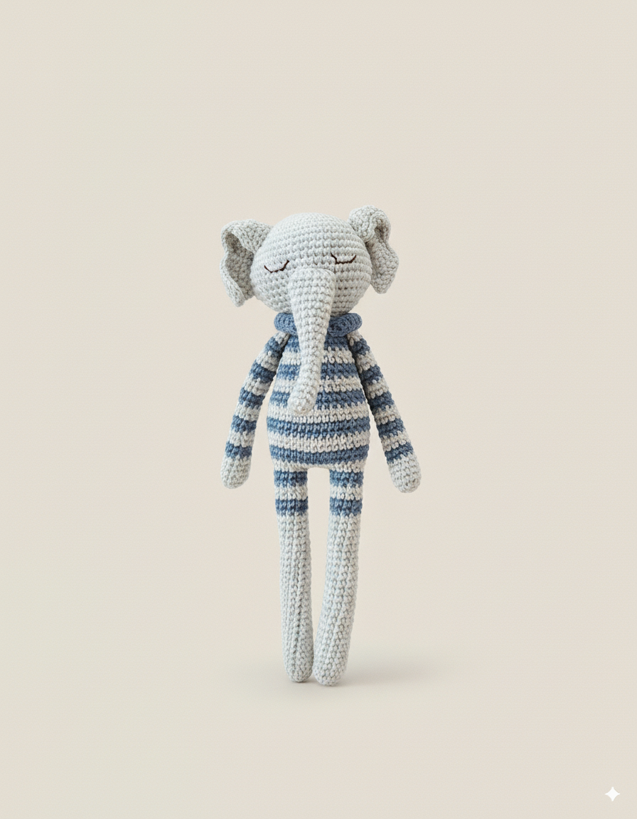 Gustave - peluche crochet