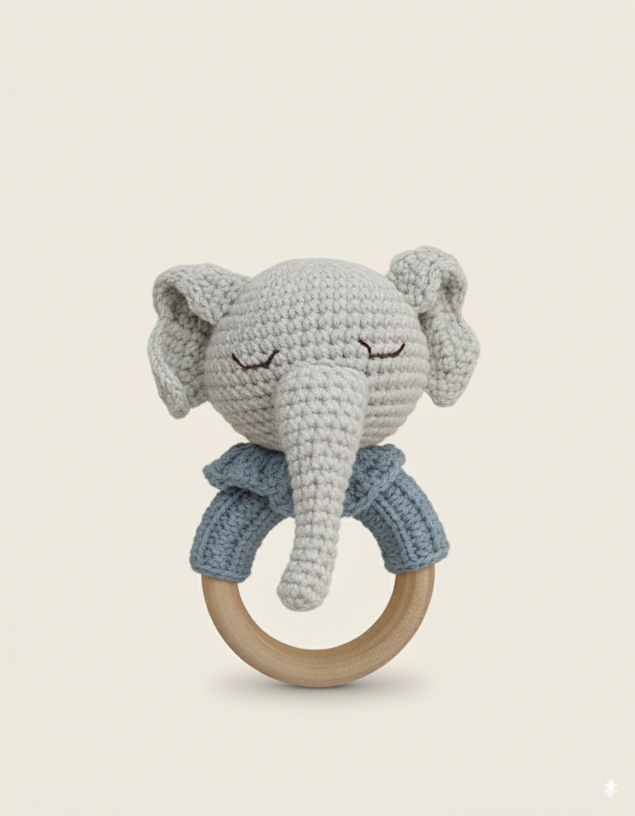 Gustave - sonajero crochet