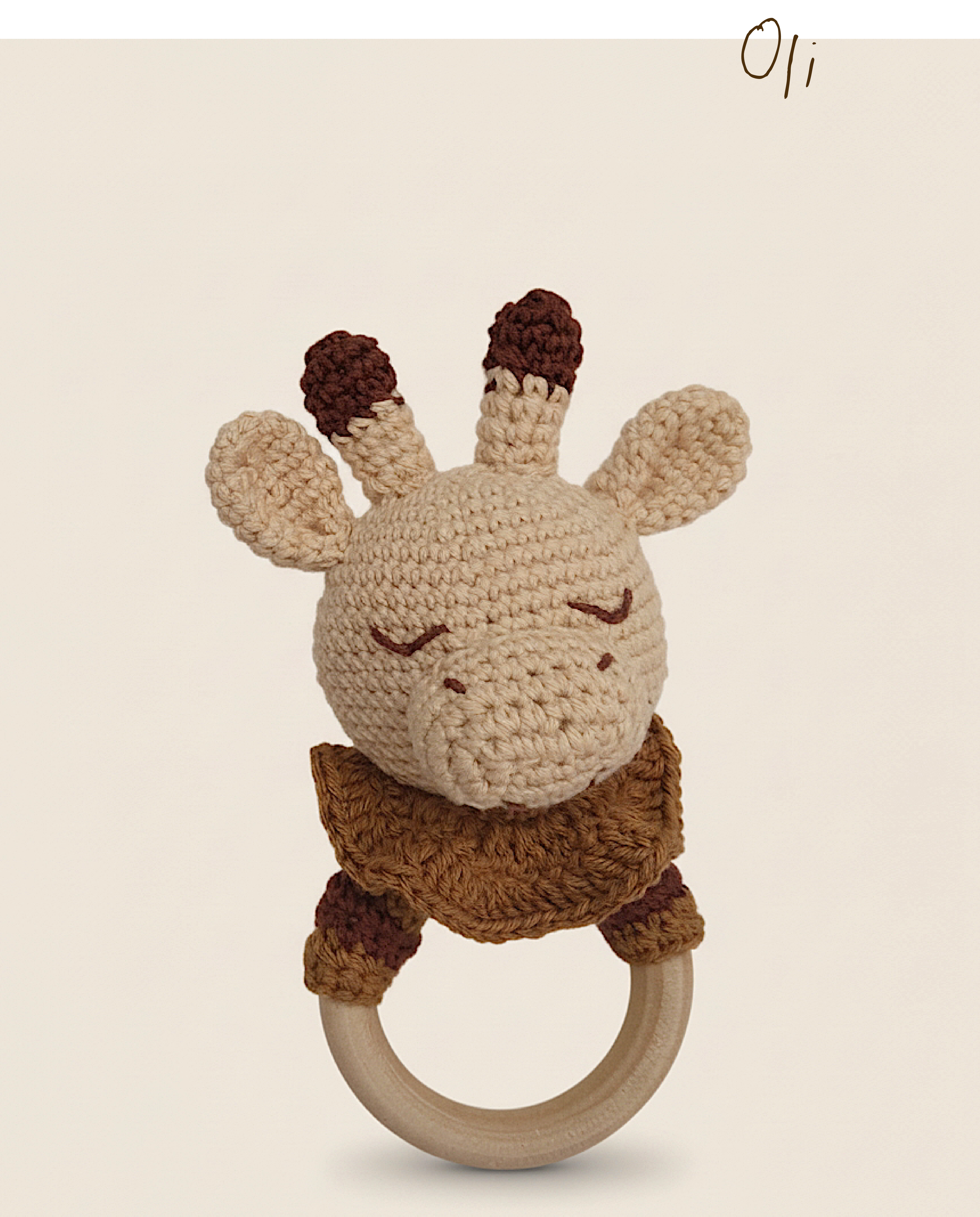 Oli - sonajero crochet