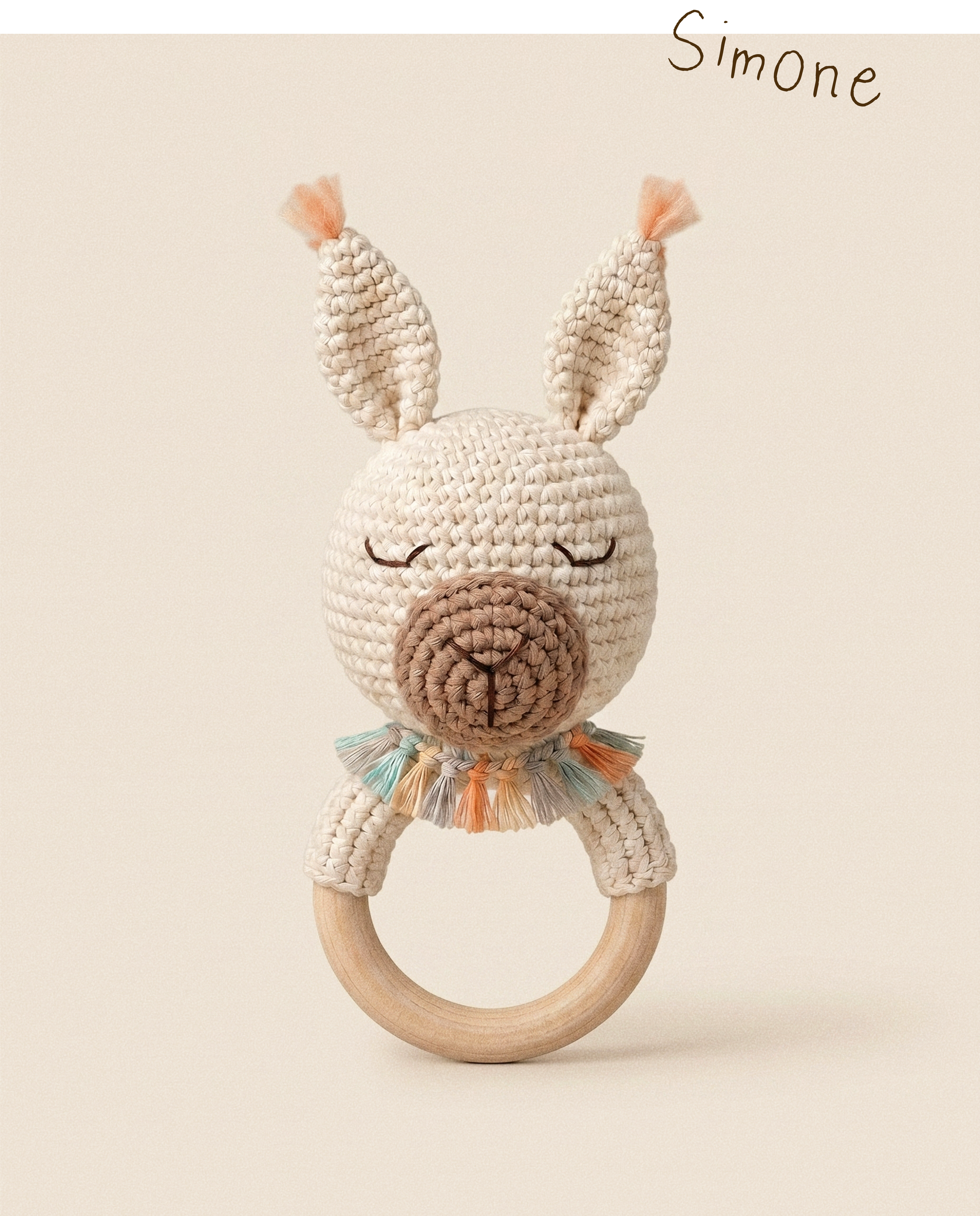 Simone - sonajero crochet