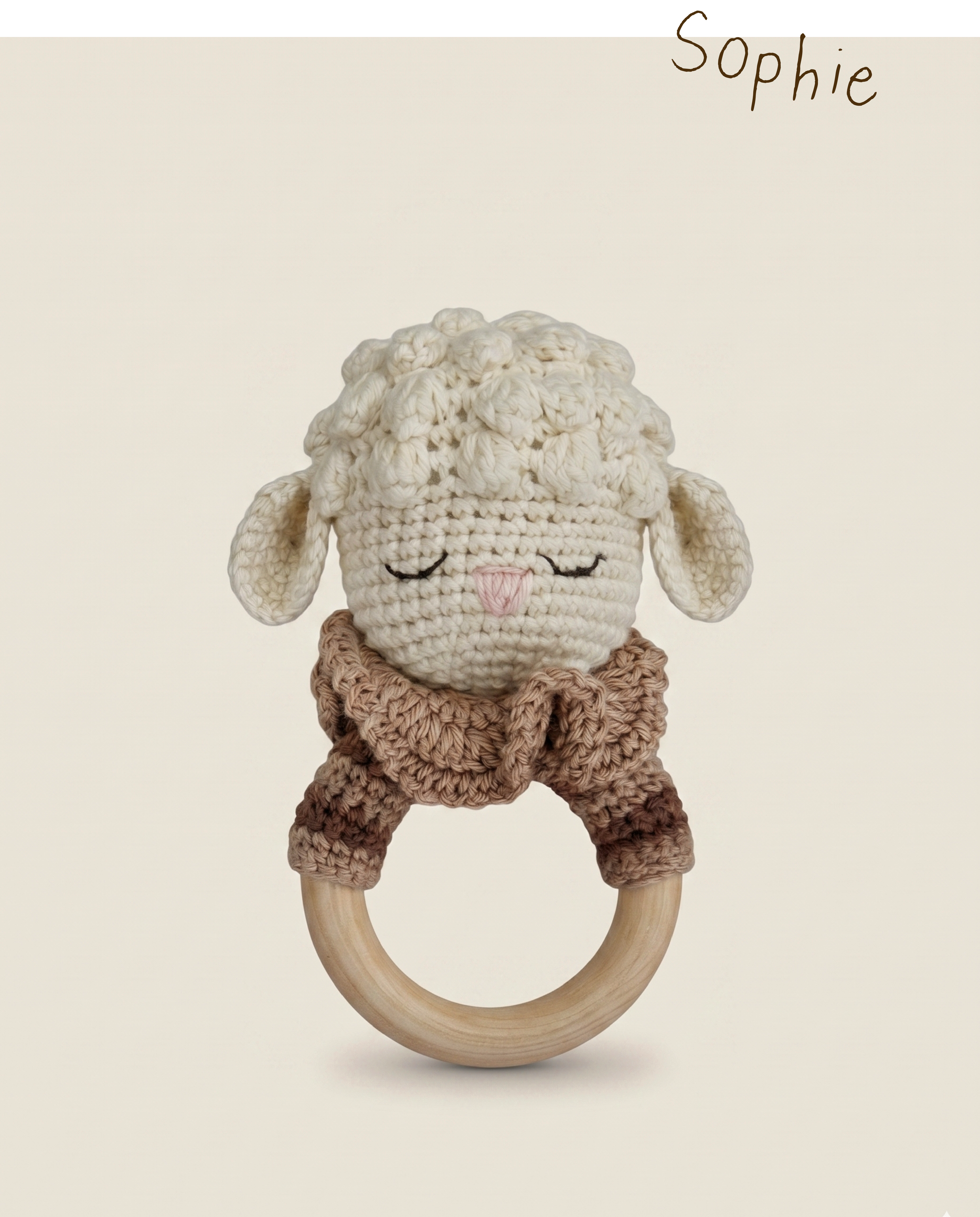 SOPHIE - Sonajero crochet